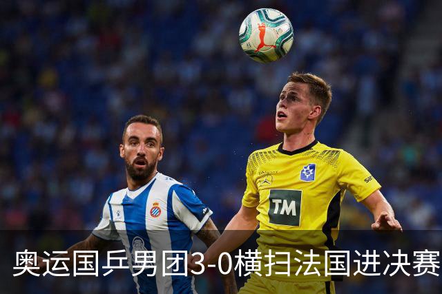 奥运国乒男团3-0横扫法国进决赛 将与瑞典争冠军