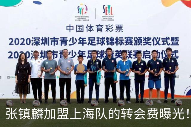 张镇麟加盟上海队的转会费曝光！